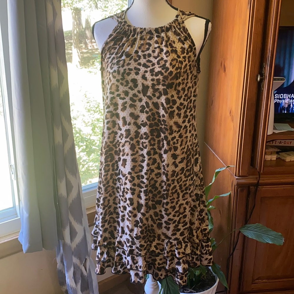 JBS Woman Animal Print Pattern Dress